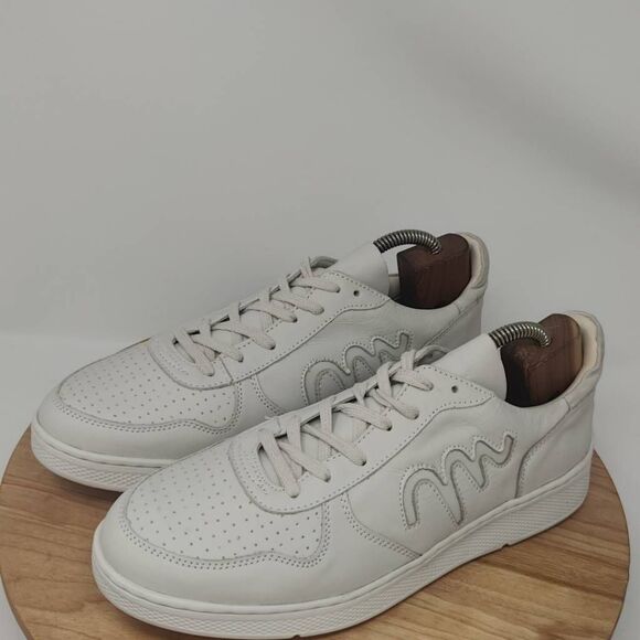 Sandro Moscolini Sneakers Mens Size 9 Movers Marlin Off White Leather Lace Up - Picture 11 of 12